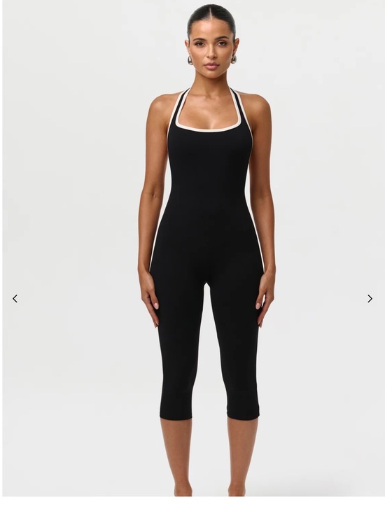 naked wardrobe Pants - NAKED WARDROBE NAKED SCULPT CAPRI JUMPSUIT